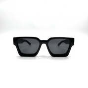 Urban Edge Rectangular Sunglasses - Black